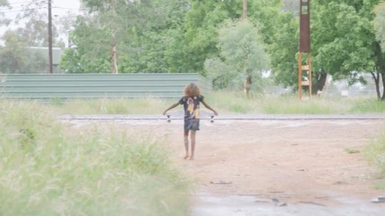 A young child in Alice Springs pictured in the documentary.