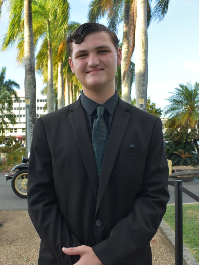 Michael Mollenhagen at the Sarina State High School formal at the MECC, Mackay, on Thursday November 19. Picture: Zizi Averill