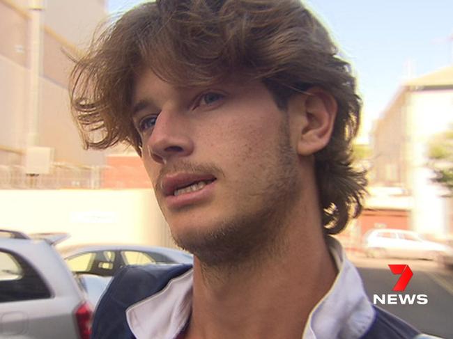 It can now be revealed that Ralph MacIntosh is the alleged Covid positive nightclub goer. Picture: 7 News