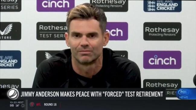 Jimmy Anderson has 'made peace' with forced retirement