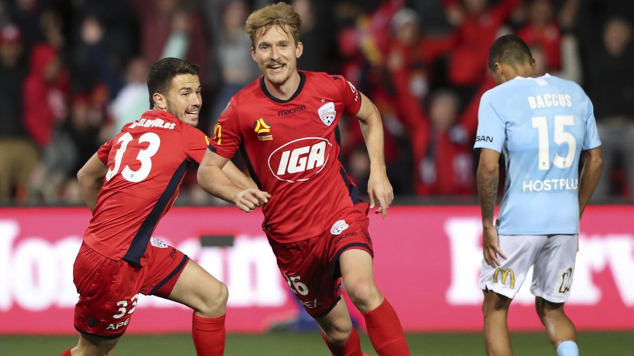 Adelaide United scored in extra time to beat Melbourne City.