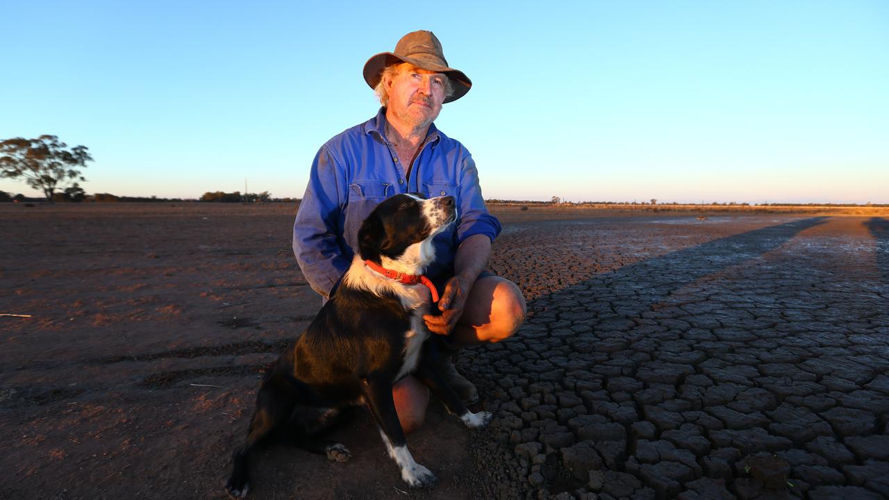 “This is the worst I’ve seen it,” says Peter Baker on his farm Rosehill, west of Trangie in central NSW. “The old-timers will tell you it’s very rare to not get any rain in May to sow at least something. It’s certainly the first time I’ve ever seen it.” June, 2018. Picture: Britta Campion