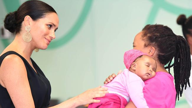 Harry is protecting Meghan so she can perform her duties without fear of bullying from the press. Picture: Paul Edwards — Pool/Getty