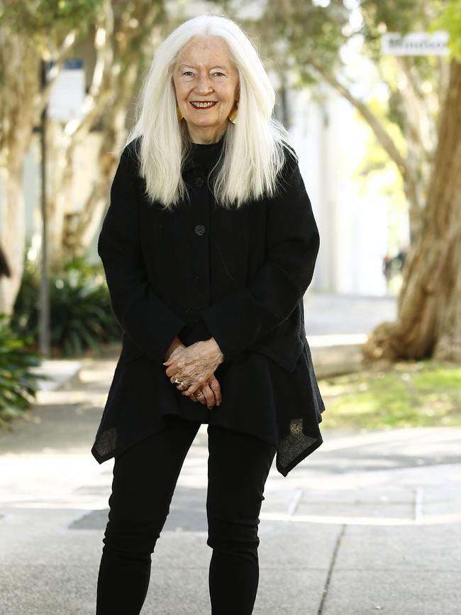 Paddington Gallery owner Roslyn Oxley. Lunch with Leo. Leo Schofield dines with Paddington Gallery owner Roslyn Oxley at Lucio's in Paddington. Picture: John Appleyard