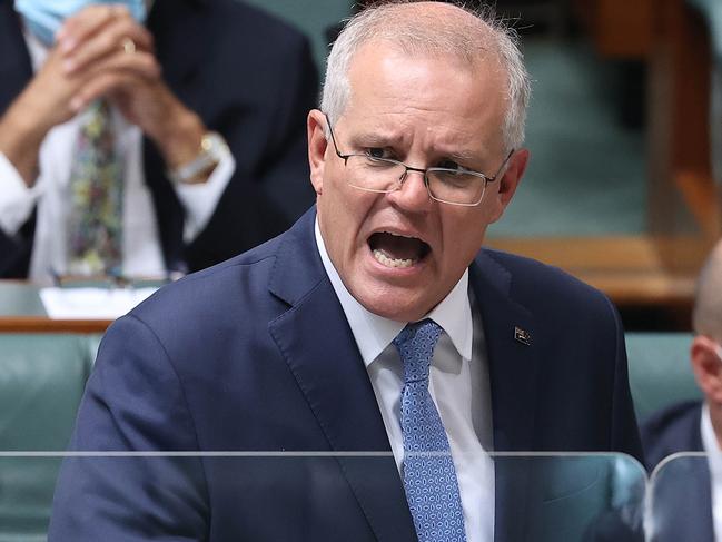 Prime Minister Scott Morrison is urging MPs to ‘come together’ on the bill. Picture: Gary Ramage