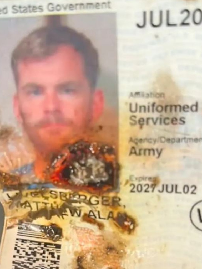 Livelsberger’s ID recovered from the explosion. Picture: LVMPD