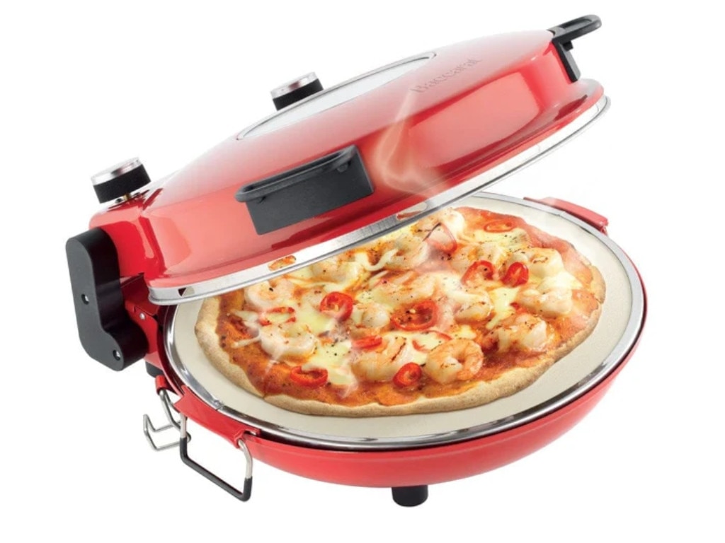 Baccarat The Gourmet Slice Pizza Oven Red. Picture: House.