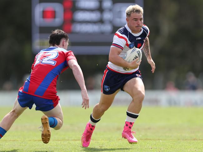 Roosters Choice Bailey SLE Laurie Daley Cup Newcastle Knights v Central Coast Roosters in round 5 at Cessnock Sportsground Saturday 2nd March 2024.pic Sue Graham