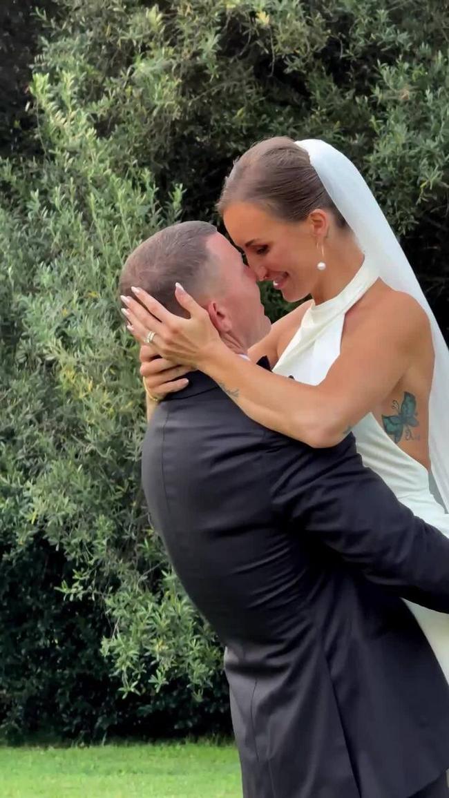 MAFS star Susie Bradley and Todd Carney share sweet wedding moments