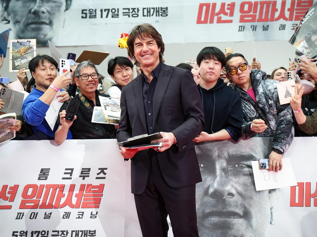 Cruise attends the Korea Premiere Red Carpet for ‘Mission: Impossible – The Final Reckoning’. Picture: Chung Sung-Jun/Getty Images for Paramount