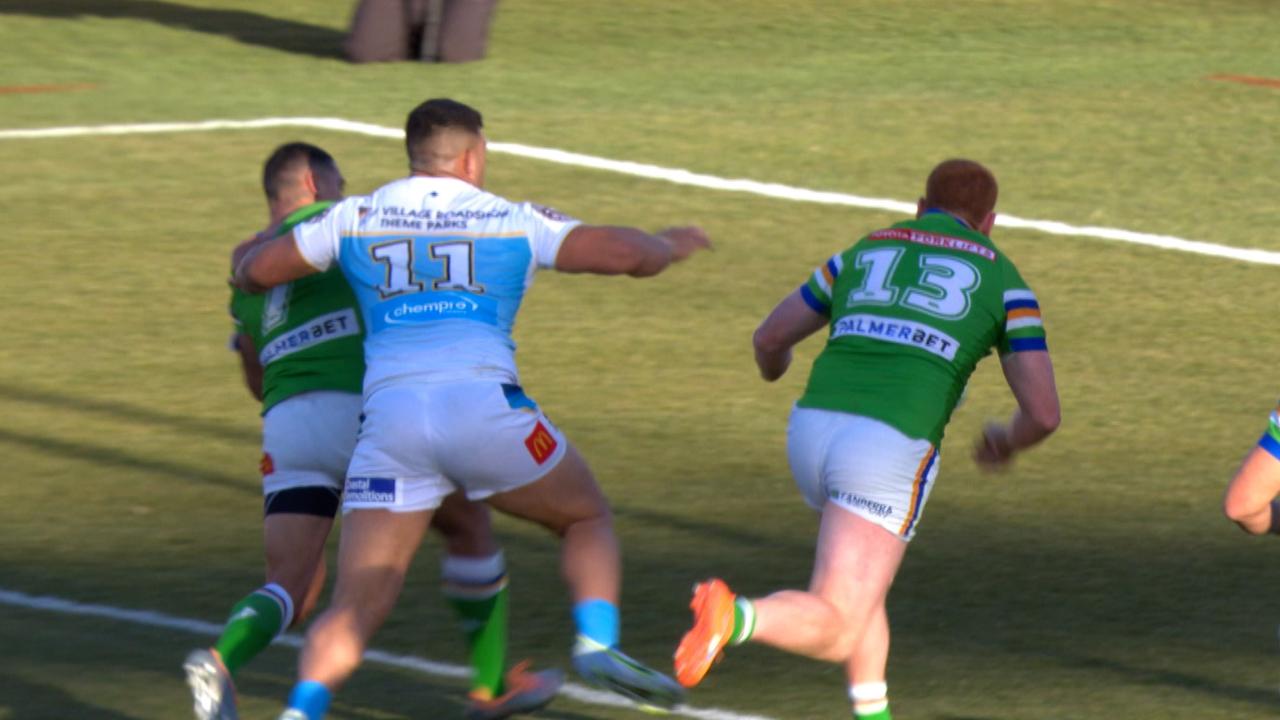 NRL: Canberra Raiders defeat Gold Coast Titans, comeback victory