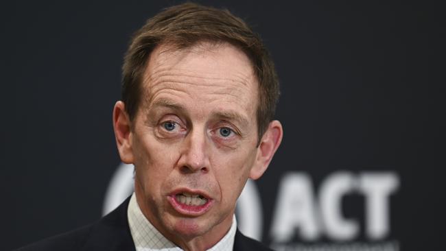 Mr Rattenbury said the government was still considering their options. Picture: NCA NewsWire / Martin Ollman