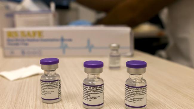 The company hopes their vaccine will be eventually approved for use in everyone six months and older. Picture: Ahmad Gharabli/AFP