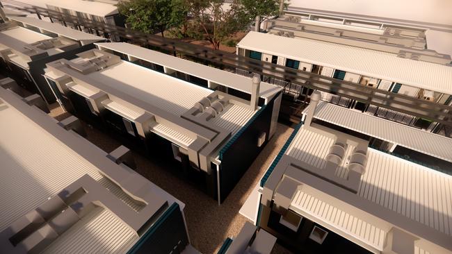 The exterior of Pinkenba Quarantine located near Brisbane Airport and tertiary hospitals – just eight kilometres from Brisbane CBD. Picture: supplied.