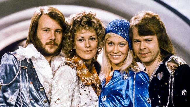 ABBA in Stockholm, in 1974. TT News Agency / Olle LINDEBORG.