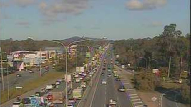The crash has caused heavy delays through Loganholme and Logan. Picture: qldtraffic.qld.gov.au