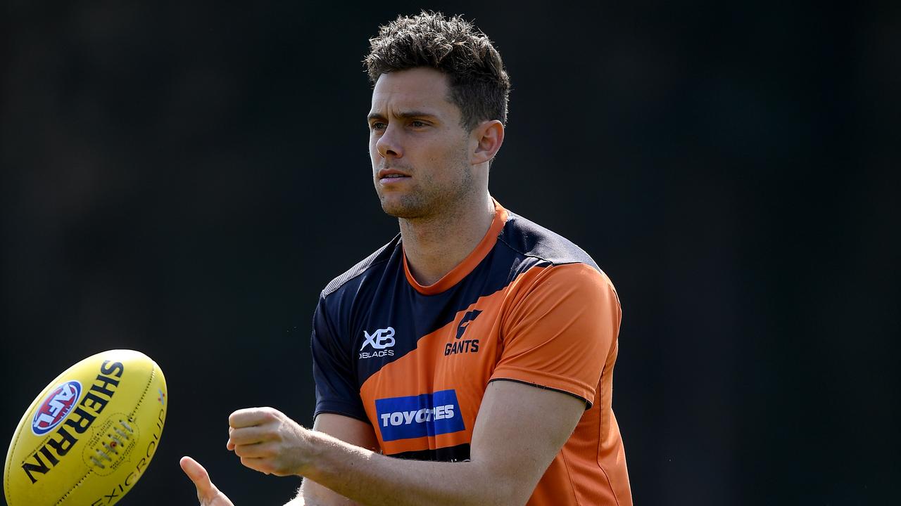 Josh Kelly has trained this week as he attempts to face Collingwood. Photo: Dan Himbrechts/AAP Image.
