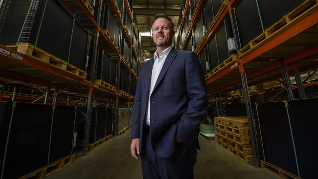 Tindo Solar chief executive Richard Petterson. Picture: Roy VanDerVegt