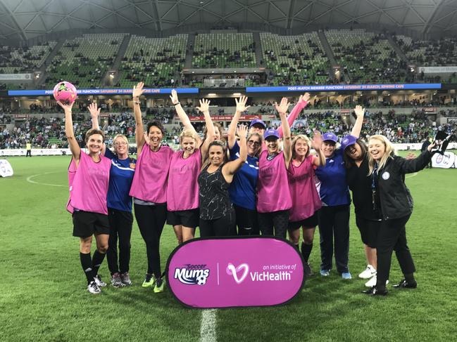 s37kn999 soccer mums at Monbulk and a half time game at the Melbourne Derby.