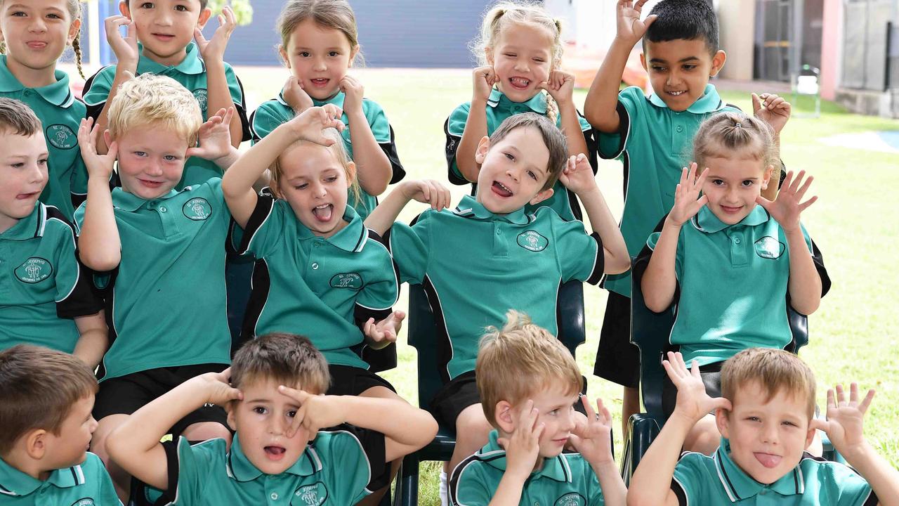 MY FIRST YEAR: St Joseph's Catholic Primary School Preps. Picture: Patrick Woods.