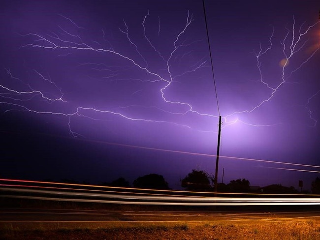 A cracking lightning shot during a thunderstorm over Proserpine last week.