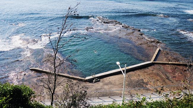 Gentlemen’s Pool, North Wollongong. Picture: Chris Chen