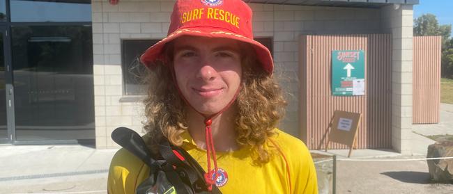 Liam Marangio is a surf life saver at the Cape Paterson Life Saving Club.