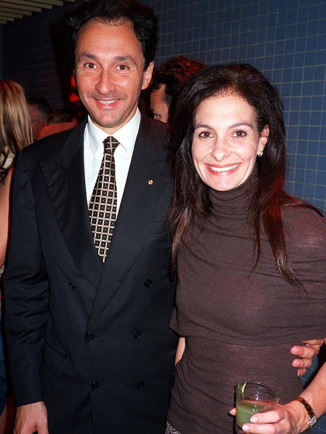 Former HIH director Rodney Adler with his wife Lyndi.