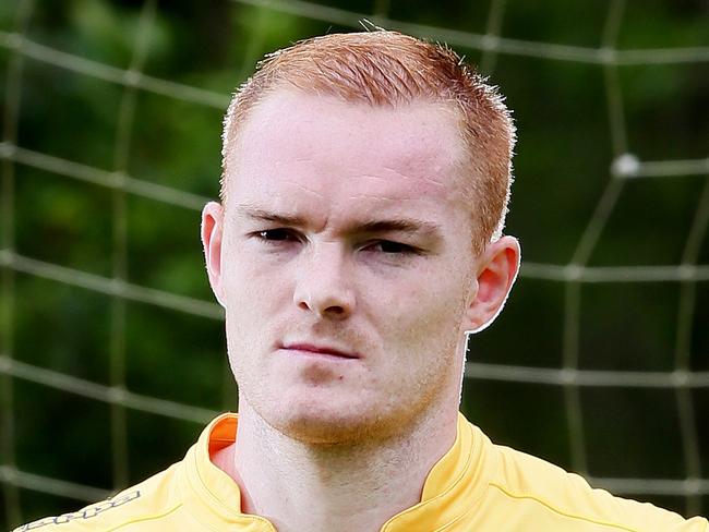 Dan Heffernan, Central Coast Mariners striker, at the Centre of Excellence, training headquarters, Tuggerah. Picture:Peter Clark