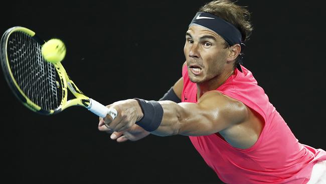 Nadal did what he had to do to get past the Argentine. Picture: Getty Images