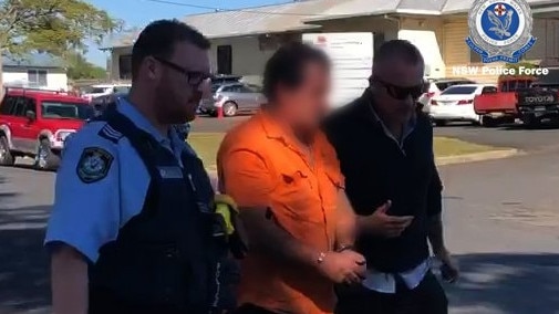 A 51-year-old man from Southgate is arrested during search warrants executed by Coffs Clarence District Police on Thursday, 8th August, 2019.