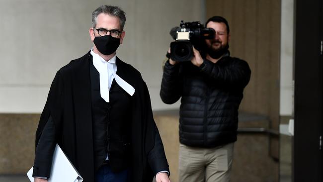 Nine’s barrister, Nicholas Owens SC, has finished calling witnesses for the newspapers in the defamation trial. Picture: NCA NewsWire/Joel Carrett