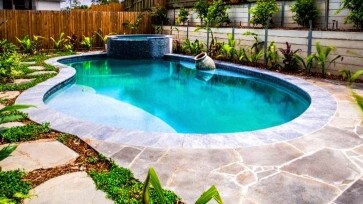 One of Evergreen' pool projects