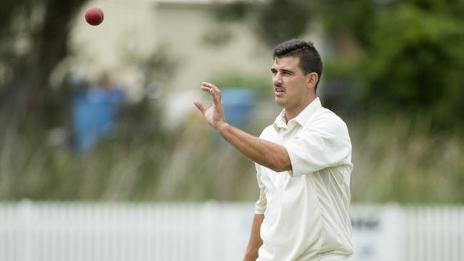 Former Wynnum Manly bowler Cameron Trask will play for the Caboolture Snakes in the 2022/23 season. Picture: Richard Walker.