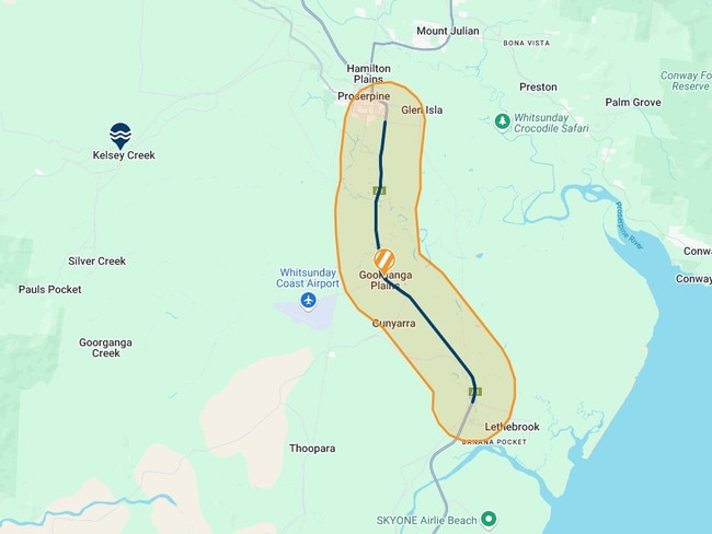 The Bruce Highway was closed for two days at Lethebrook after the Goorganga Plains flooded after the Mackay Whitsunday regions was hit with heavy rainfall.