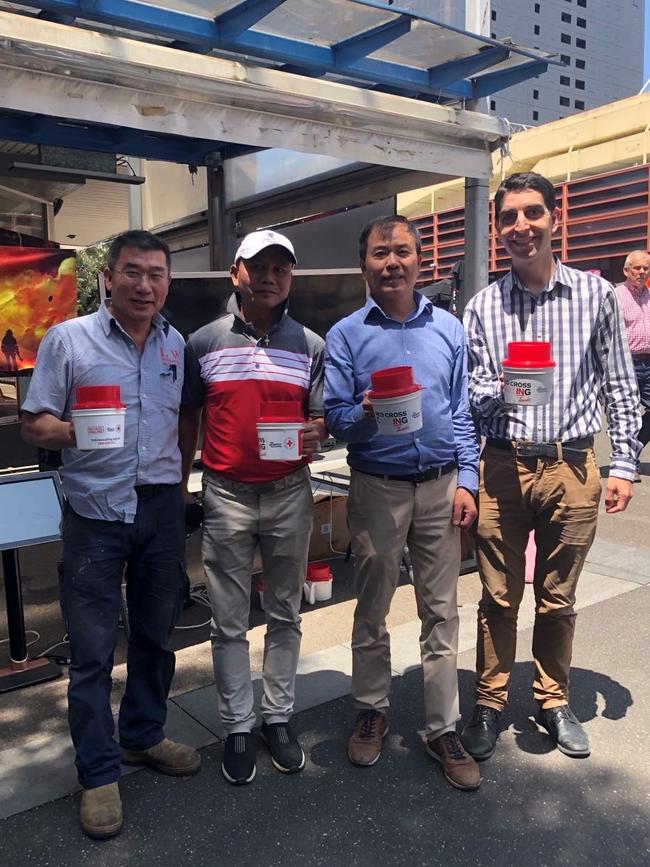 The association volunteers began fundraising in Box Hill on January 21 and were joined by Box Hill state Labor MP Paul Hamer.