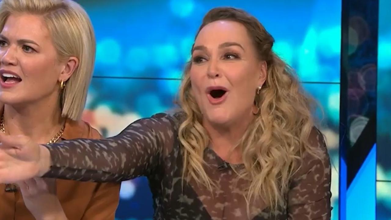 Kate Langbroek wasn’t convinced. Picture: Channel 10