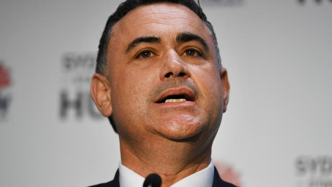 NSW Deputy Premier John Barilaro has called on the PM to quit. Picture: AAP Image/Keri Megelus