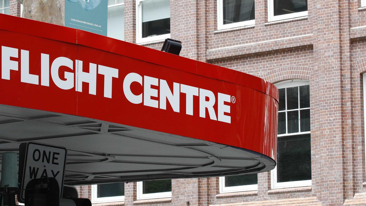 Flight Centre has turned its performance around. Picture: NCA NewsWire/Tertius Pickard