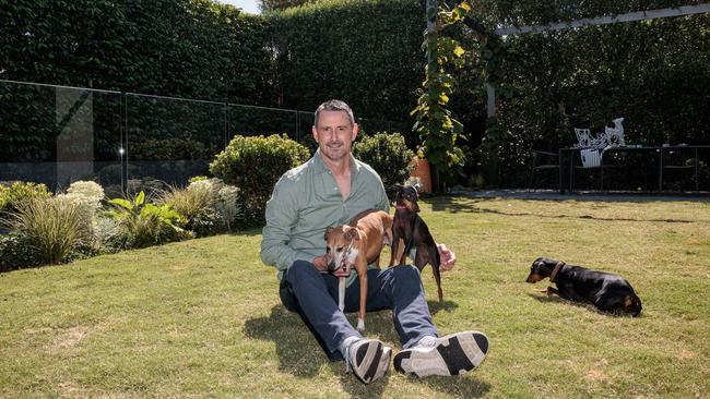 Craig Silbery at his Brighton home. Picture: NewsWire / Nadir Kinani