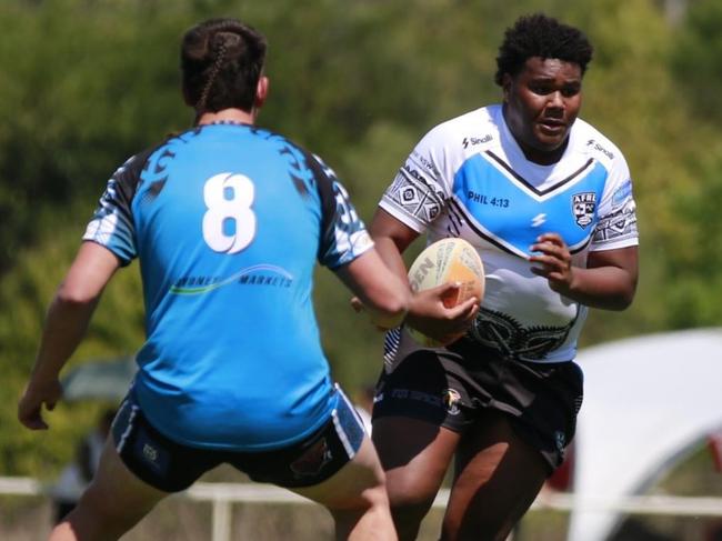 Noa Raura of the Fiji U16s at the Harmony Nines. Picture: Contributed