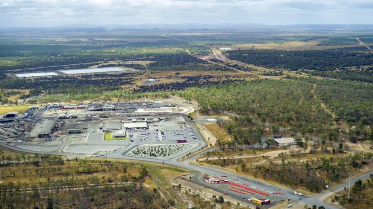 An aerial image of Anglo American's Grosvenor Mine. Picture: Daryl Wright