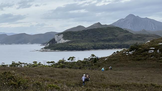 Hiking into Spain Bay. Picture: Philip Young