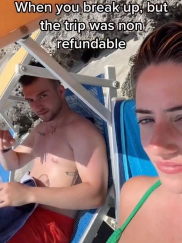 The couple split but couldn't get a refund on their holiday