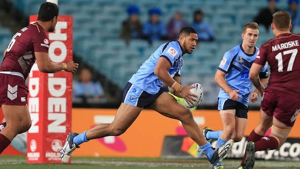 Paseka in action for NSW during the State of Origin U20s in 2016.