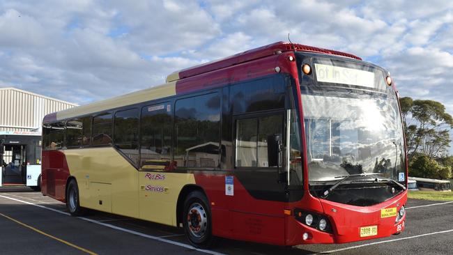 Red Bus has lodged a proposal to rezone its Bateau Bay deport for housing. (File image)