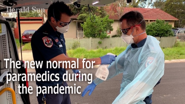 The new normal for paramedics during the pandemic