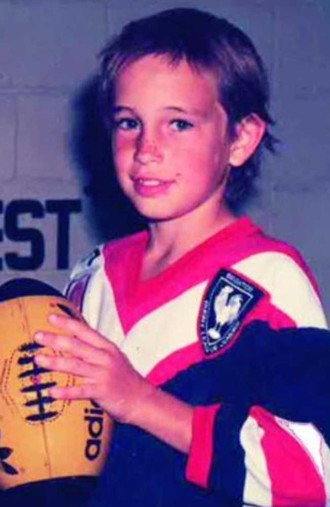 ‘All I ever wanted when I was a kid was for my mum and dad to get back together’ ... Trent Dalton as a youngster.