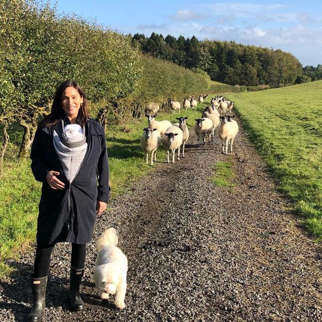 Natalie Imbruglia with her baby Max in late 2019. (Picture: Supplied)