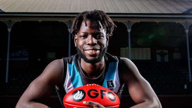 Frederick has had a remarkable journey to the AFL. Picture by Matt Turner.